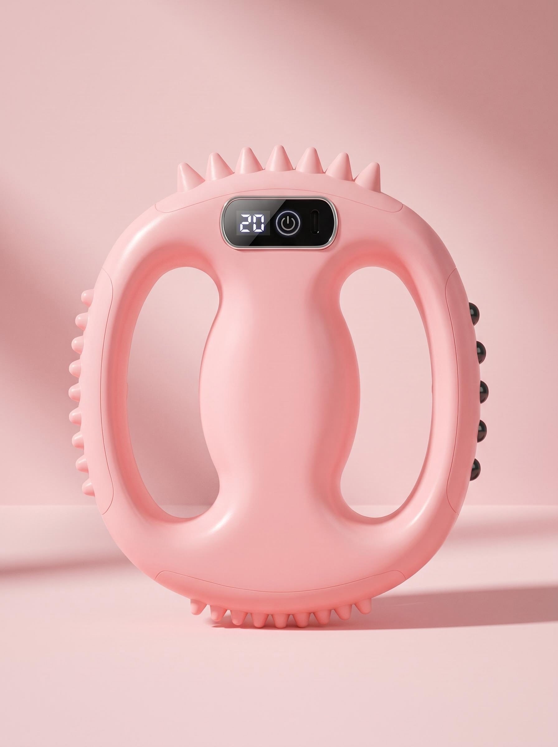 2026 New R10 Mini Fascia Ring, Adjustable Strap Cordless Massager for Waist & Back