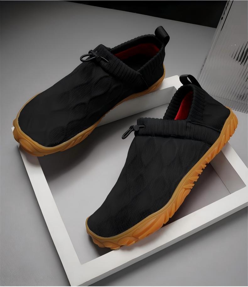 Men & Women Barefoot Shoes, Breathable Knit Non‑Slip Outdoor Walking Sneakers