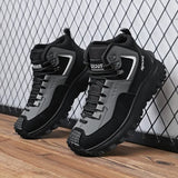Men's Outdoor Hiking Boots - Waterproof, Non-Slip, Puncture-Proof And Smash-Proof; Correct Arch Support And Wide Toe - Suitable For Daily Wear And Outdoor Adventures