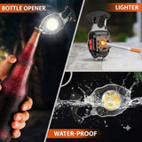 💥LAST DAY SALE 50%OFF💥💡8-in-1 Multifunctional Keychain Flashlight🔦🌈