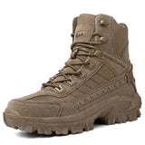 Men's Tactical Combat Boots | Non-Slip Wearproof High Tops for Hiking & Training — Free Socks Included