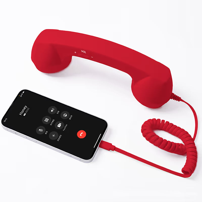 Free Express Shipping – Reduce Radiation & Talk in Style — Retro Phone Handset for iPhone & Android
