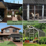 Free Express Shipping – 90% Blackout Sun Shade Cloth - Heavy-Duty UV-Resistant Mesh Net with Grommets