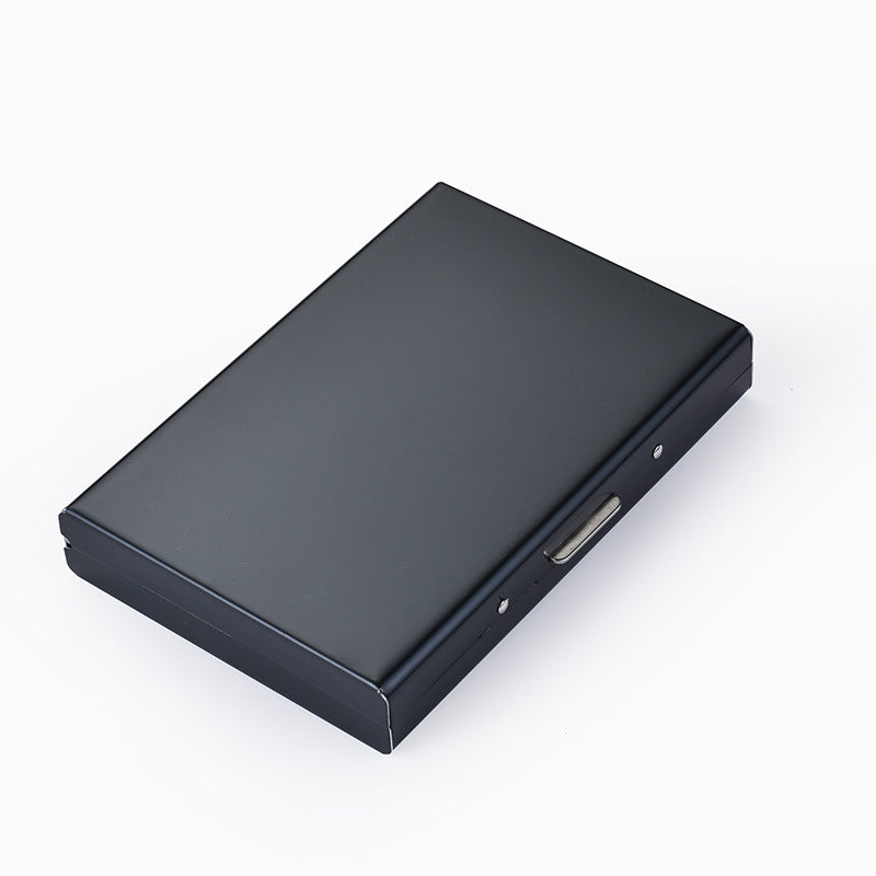 RFID Blocking Metal Card Holder, Ultra Slim Stainless Steel Business Credit Card Case 💳