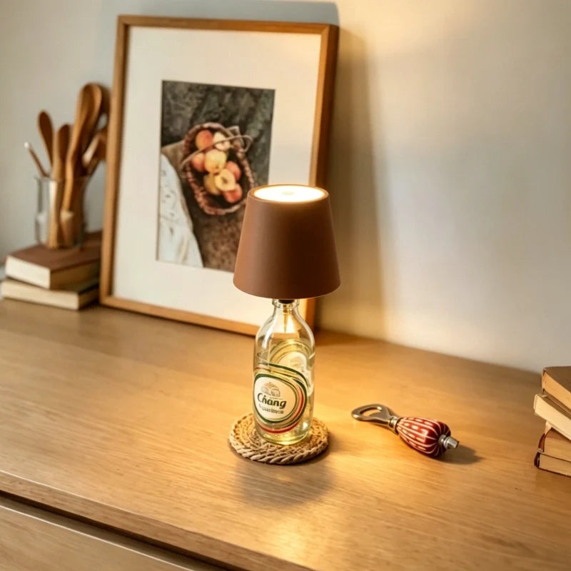 Creative Lights | Upcycle Bottles Into Cordless Glowing Decor Lamps