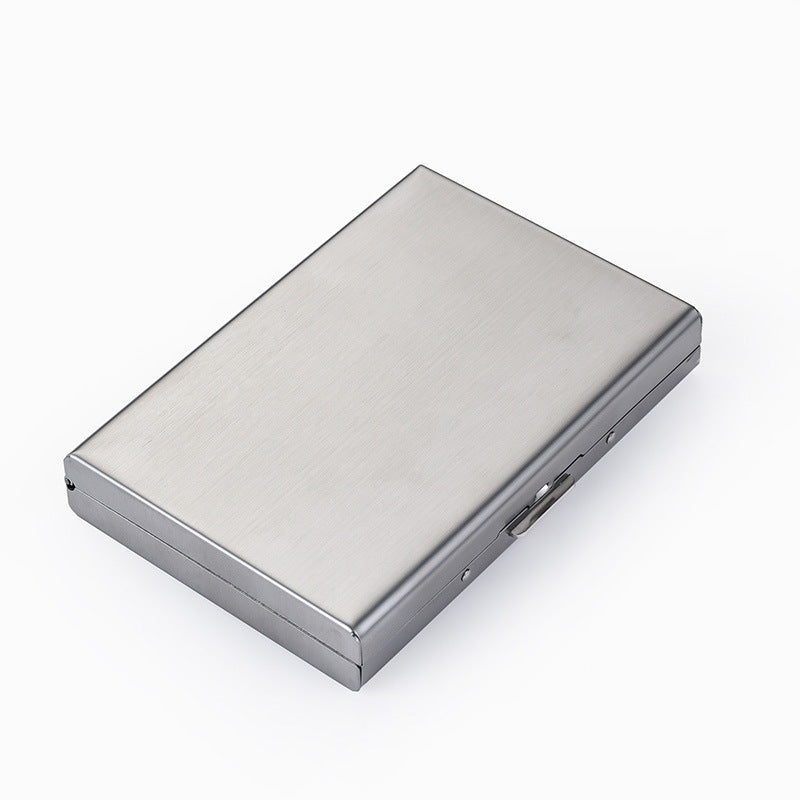 RFID Blocking Metal Card Holder, Ultra Slim Stainless Steel Business Credit Card Case 💳