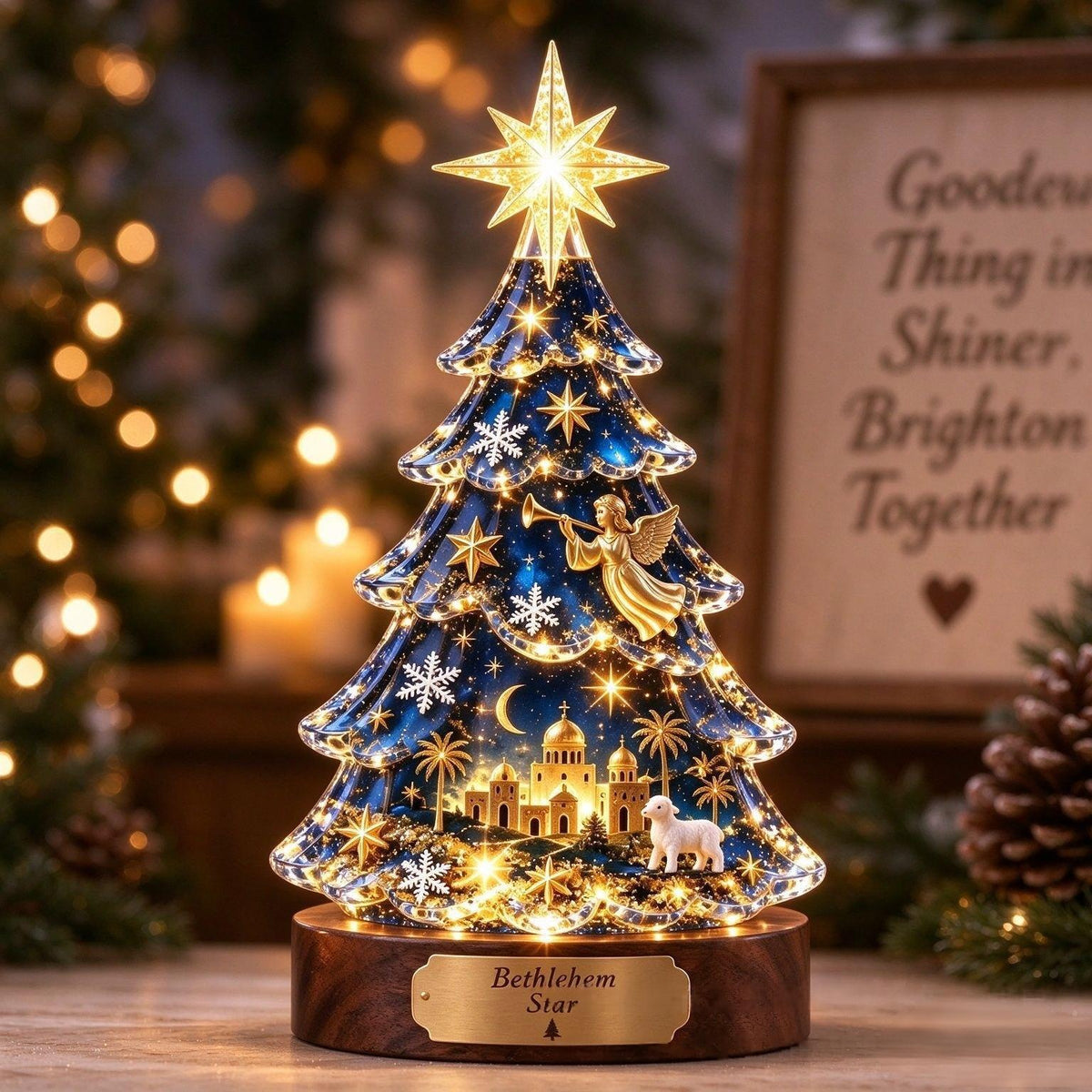 Free Express Shipping –DIY Resin Christmas Tree Night Light Kit — Beginner-Friendly, Complete Set