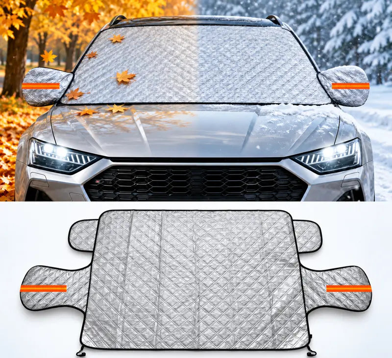 🚗☀️❄️ Windshield sun and snow protection – Universal, Premium quality ✨