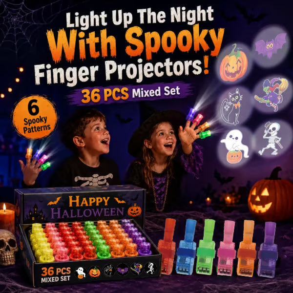 🎃 Halloween Finger Projector Lights – Mini Pattern Projector(36PCS) – Free Express Shipping