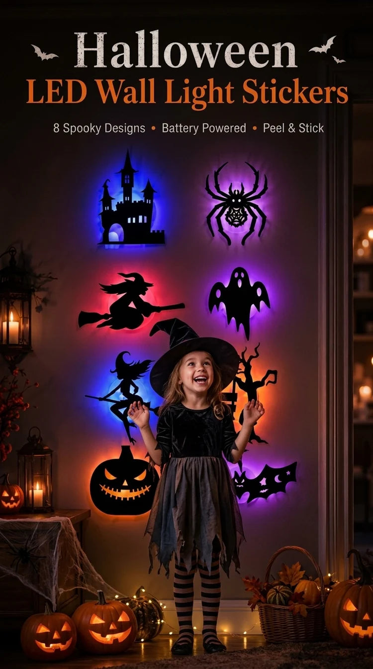 Free Express Shipping – Haunted LED Silhouettes（1 Set of 30 Silhouettes）