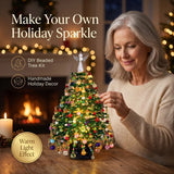 Free Express Shipping –DIY Beaded Holiday Tree Kit — Halloween & Christmas Craft Set