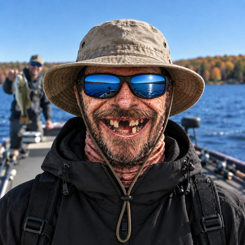 Free Express Shipping – Grandpa Face Fishing Mask – Fleece-Lined, Windproof & Hilarious
