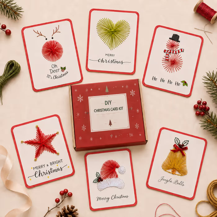 🎄 Merry & Bright Christmas DIY Kit (6 pcs)– Free Express Shipping