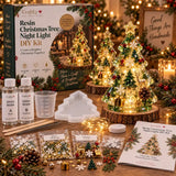 Free Express Shipping –DIY Resin Christmas Tree Night Light Kit — Beginner-Friendly, Complete Set
