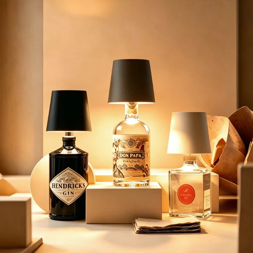 Creative Lights | Upcycle Bottles Into Cordless Glowing Decor Lamps