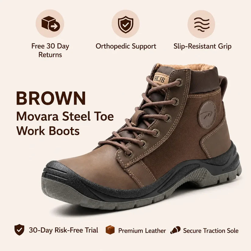 Vivly Joy™ Steel Toe Work Boots