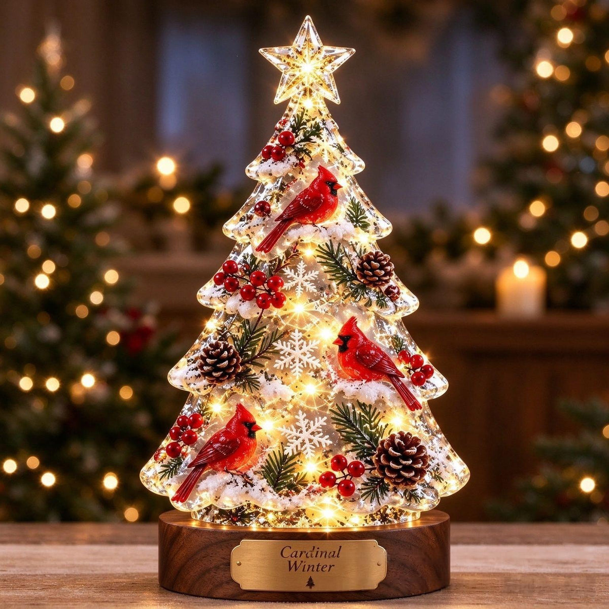 Free Express Shipping –DIY Resin Christmas Tree Night Light Kit — Beginner-Friendly, Complete Set