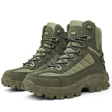 Men's Tactical Combat Boots | Non-Slip Wearproof High Tops for Hiking & Training — Free Socks Included