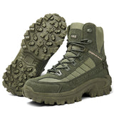 Men's Tactical Combat Boots | Non-Slip Wearproof High Tops for Hiking & Training — Free Socks Included