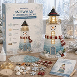 🎄DIY Lighted Christmas Lighthouse Kit — Beginner-Friendly, Complete Set– Free Express Shipping