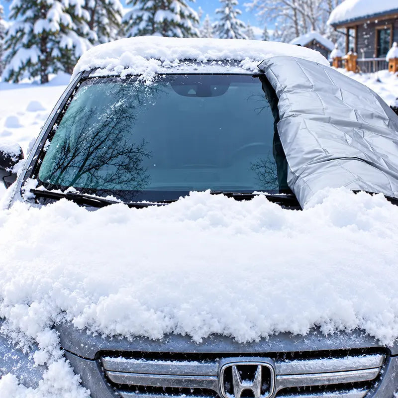 🚗☀️❄️ Windshield sun and snow protection – Universal, Premium quality ✨
