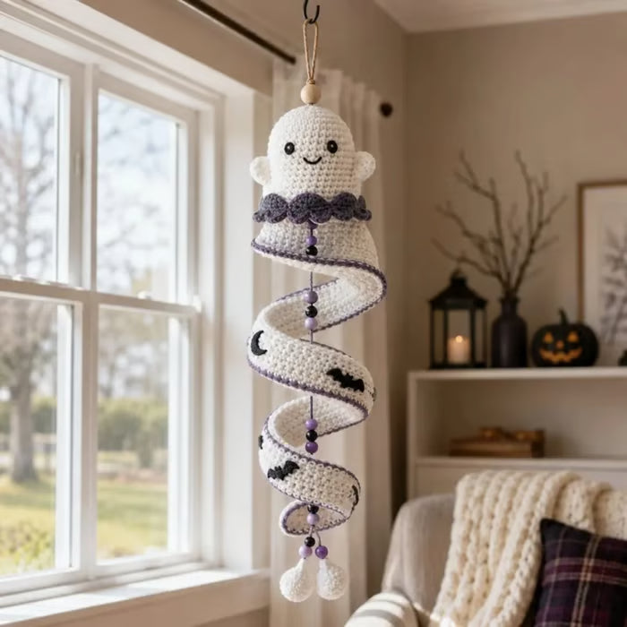🍪🎄 Halloween & Christmas Crochet Spiral Ornament DIY Kit – Free Express Shipping