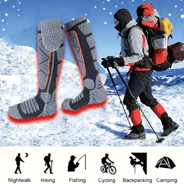 Free Express Shipping – Rechargeable Heated Socks for Men & Women