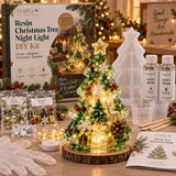 Free Express Shipping –DIY Resin Christmas Tree Night Light Kit — Beginner-Friendly, Complete Set