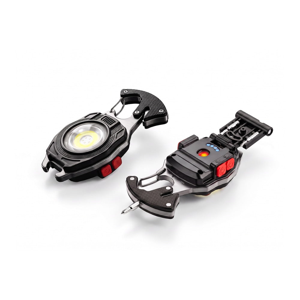 💥LAST DAY SALE 50%OFF💥💡8-in-1 Multifunctional Keychain Flashlight🔦🌈