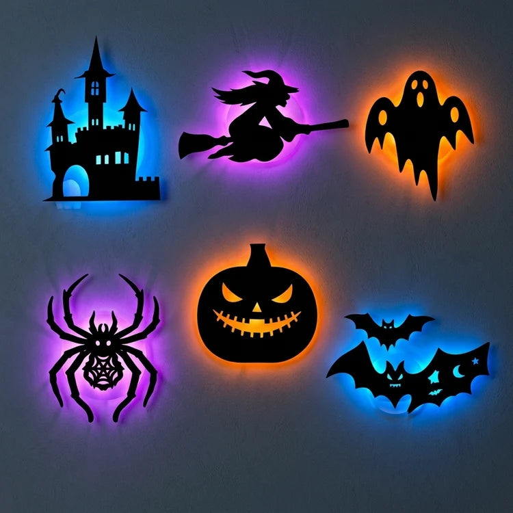 Free Express Shipping – Haunted LED Silhouettes（1 Set of 30 Silhouettes）