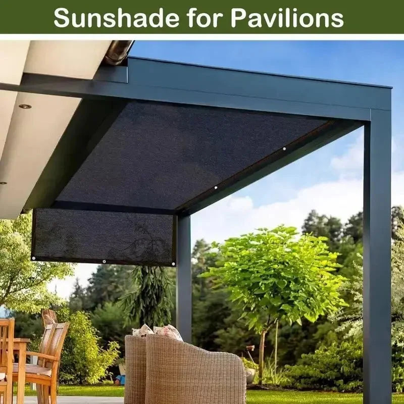 Free Express Shipping – 90% Blackout Sun Shade Cloth - Heavy-Duty UV-Resistant Mesh Net with Grommets
