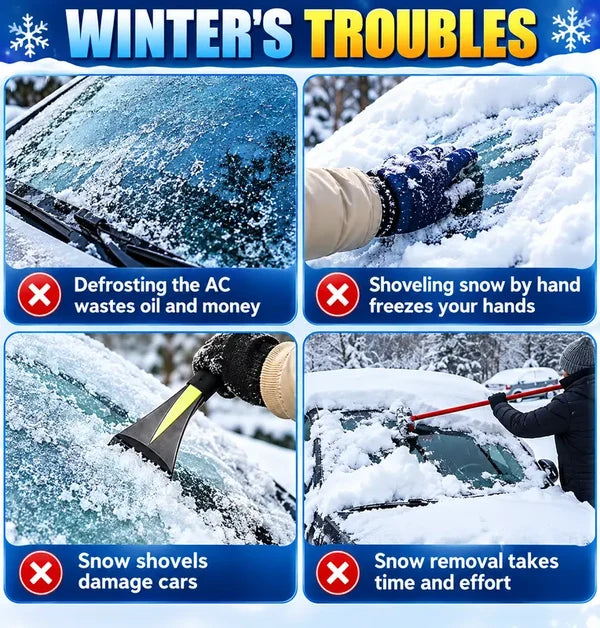 🚗☀️❄️ Windshield sun and snow protection – Universal, Premium quality ✨