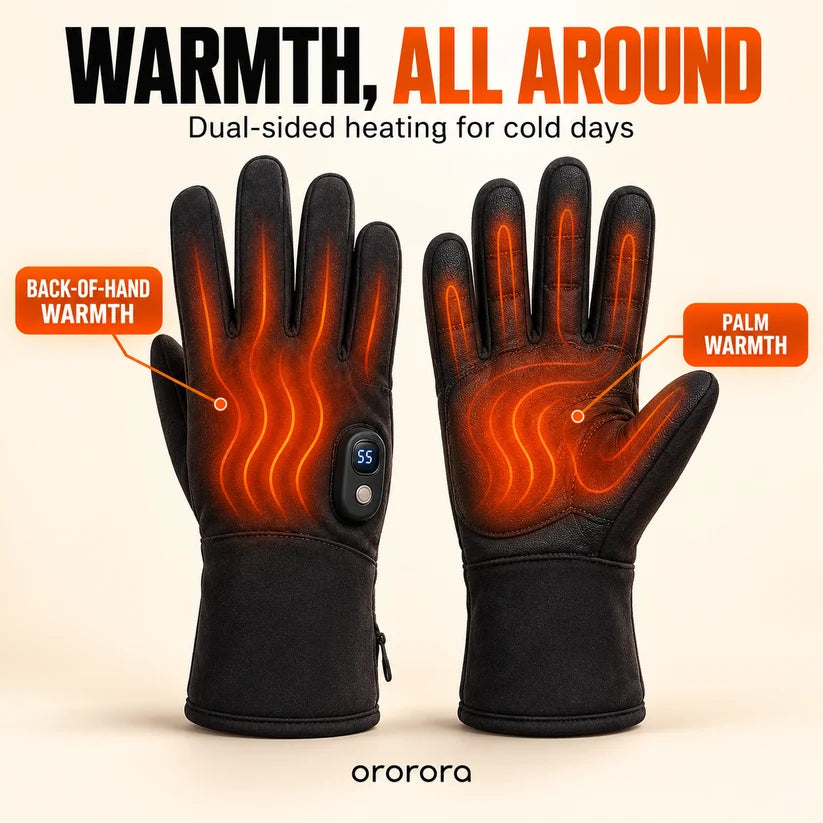 Free Express Shipping – Fingertip-to-Tip Heated Gloves — Full Coverage Winter Warmth