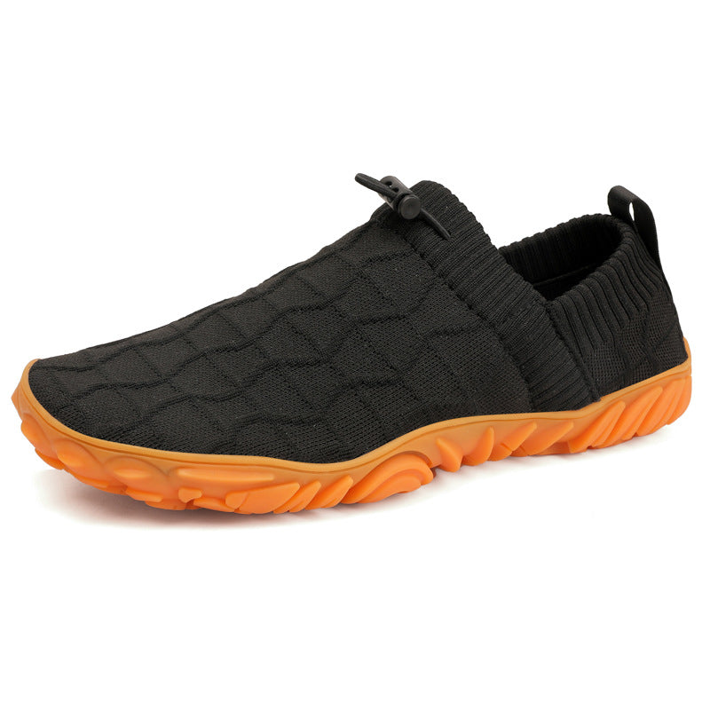 Men & Women Barefoot Shoes, Breathable Knit Non‑Slip Outdoor Walking Sneakers