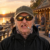 Free Express Shipping – Grandpa Face Fishing Mask – Fleece-Lined, Windproof & Hilarious
