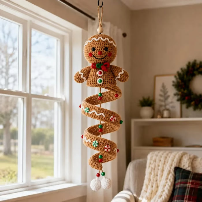 🍪🎄 Halloween & Christmas Crochet Spiral Ornament DIY Kit – Free Express Shipping