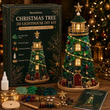 🎄DIY Lighted Christmas Lighthouse Kit — Beginner-Friendly, Complete Set– Free Express Shipping