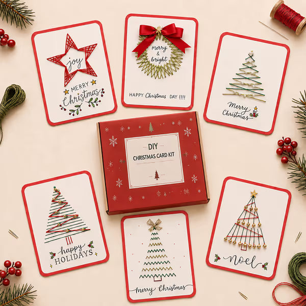 🎄 Merry & Bright Christmas DIY Kit (6 pcs)– Free Express Shipping
