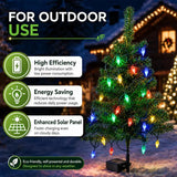 Free Express Shipping – Waterproof Solar LED Christmas Tree Pathway Lights Set