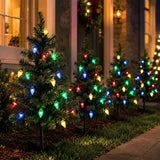 Free Express Shipping – Waterproof Solar LED Christmas Tree Pathway Lights Set