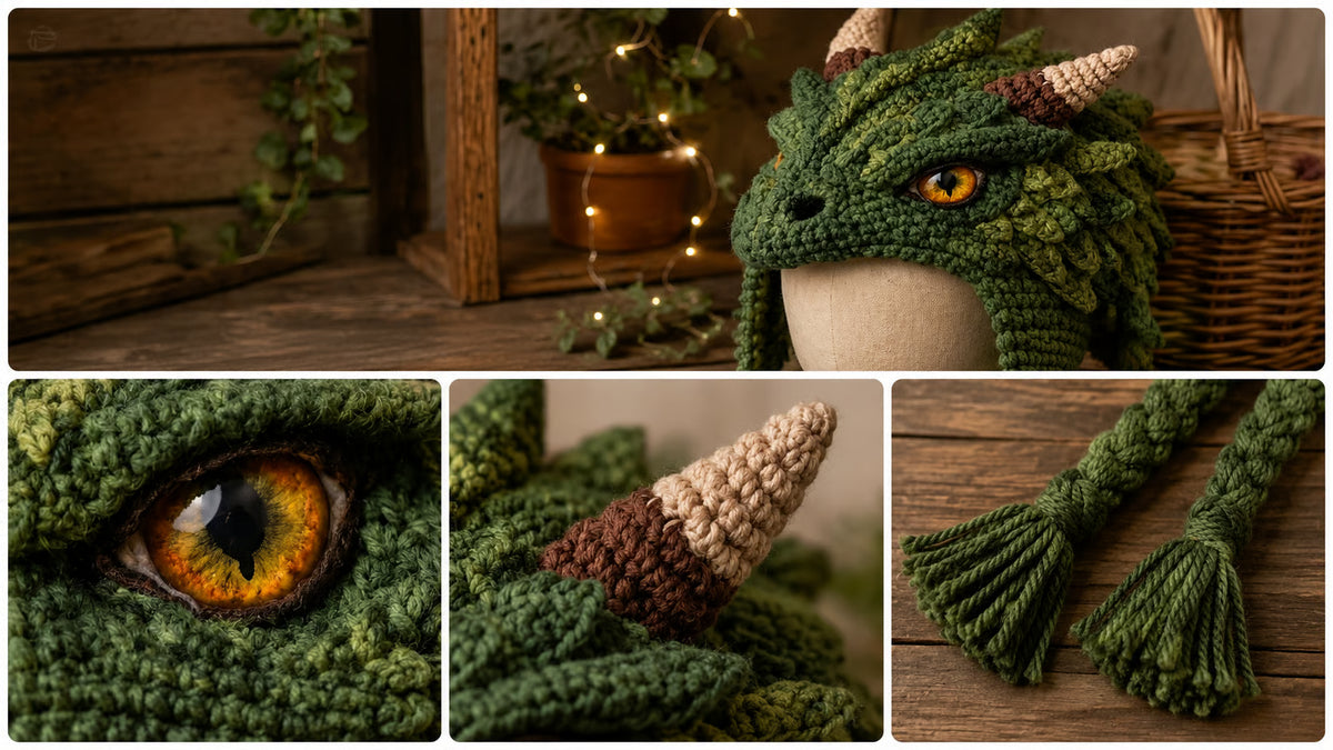 Free Express Shipping – Fantasy Hood Hat DIY Crochet Kit