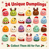 Free Express Shipping –Mystery Dumpling Advent Calendar | 24 Christmas Squishy Surprises