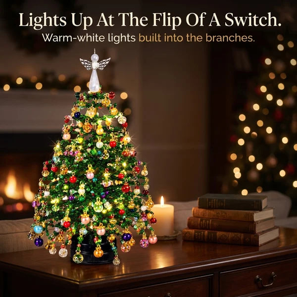 Free Express Shipping –DIY Beaded Holiday Tree Kit — Halloween & Christmas Craft Set