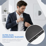 RFID Blocking Metal Card Holder, Ultra Slim Stainless Steel Business Credit Card Case 💳