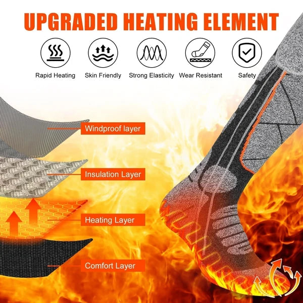 Free Express Shipping – Rechargeable Heated Socks for Men & Women