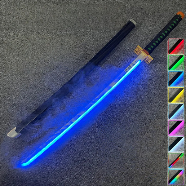 Free Express Shipping – Anime LED Cosplay Sword – Glowing Cosplay Sword with Real Smoke Effect