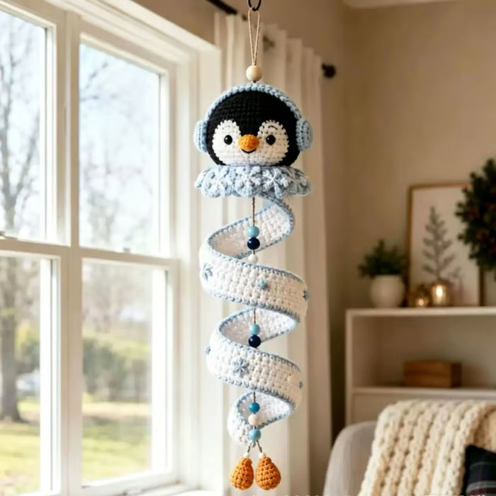 🍪🎄 Halloween & Christmas Crochet Spiral Ornament DIY Kit – Free Express Shipping