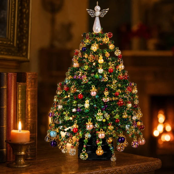 Free Express Shipping –DIY Beaded Holiday Tree Kit — Halloween & Christmas Craft Set