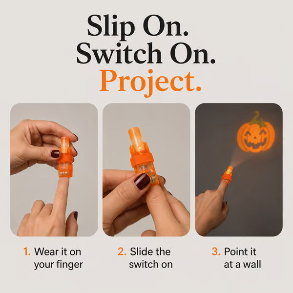 🎃 Halloween Finger Projector Lights – Mini Pattern Projector(36PCS) – Free Express Shipping