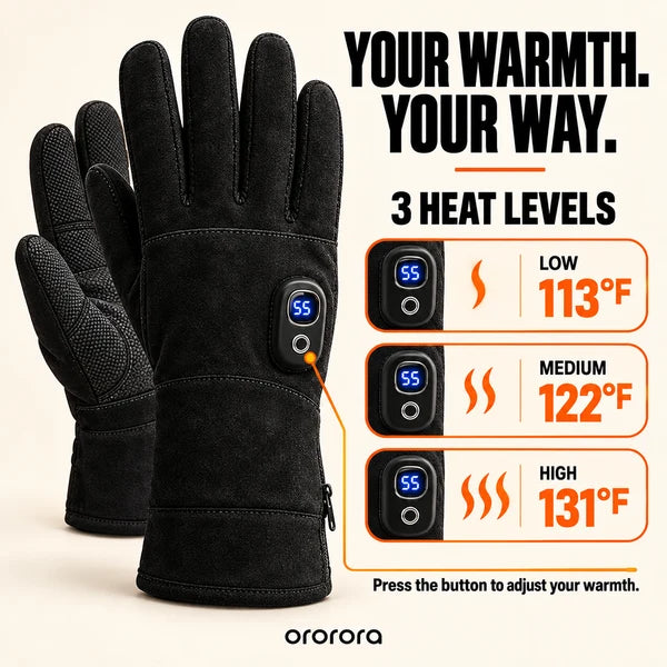 Free Express Shipping – Fingertip-to-Tip Heated Gloves — Full Coverage Winter Warmth